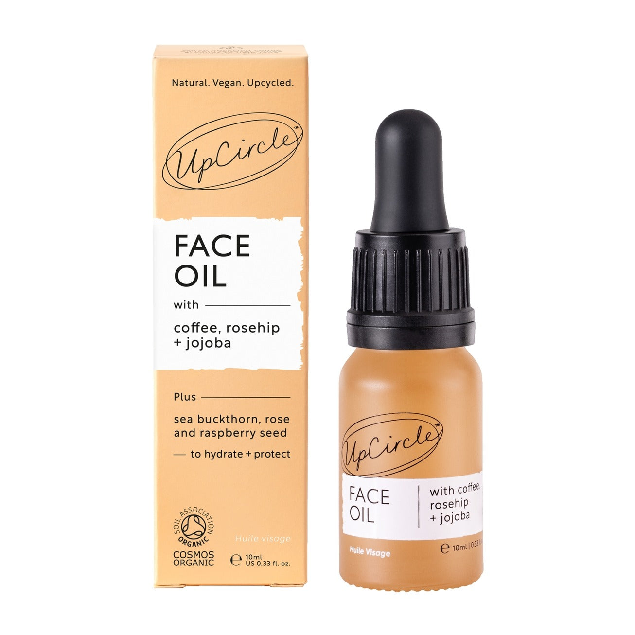 Frasco de vidro com caixa reciclável; vegan e cruelty-free. Glass bottle with recyclable box; vegan and cruelty-free